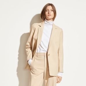 Vince Nubuck Leather Blazer